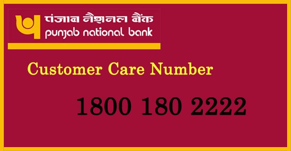 Punjab National Bank Customer Care Number