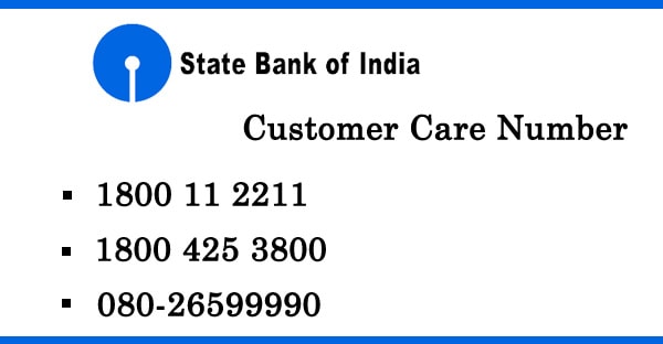 Sbi Customer Care Number