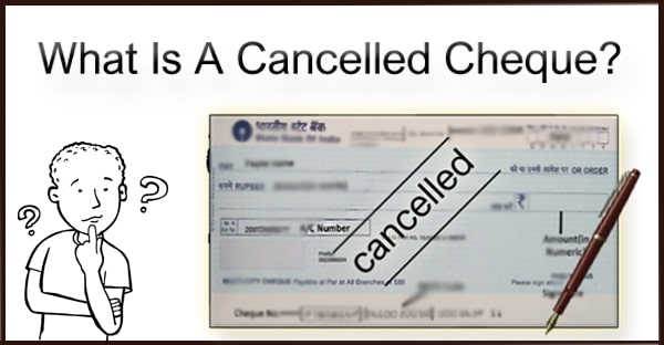 what is a cancelled cheque