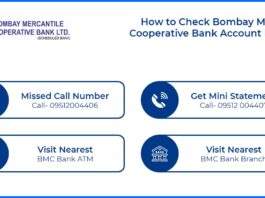 How to Check Bombay Mercantile Cooperative Bank Account Balance