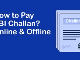 how to pay SBI Challan online & offline