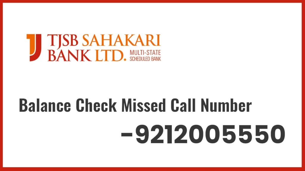 How to Check TJSB Sahakari Bank Balance