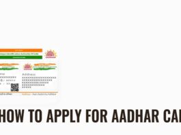 How to Apply for Aadhar Card