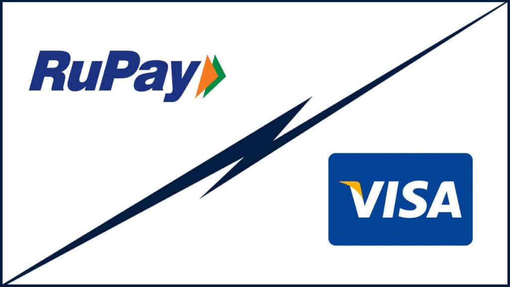 Difference between RuPay and VISA Card