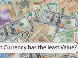What Currency has the least Value