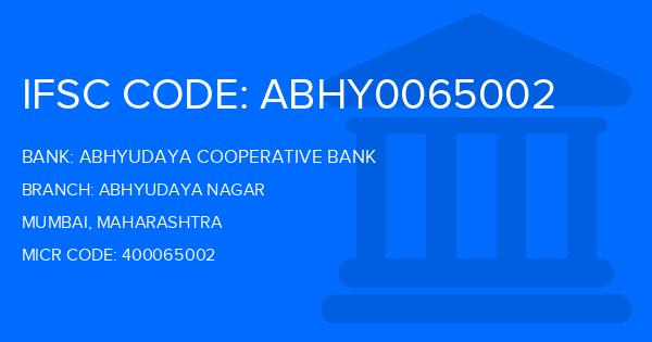 Abhyudaya Cooperative Bank Abhyudaya Nagar Branch IFSC Code