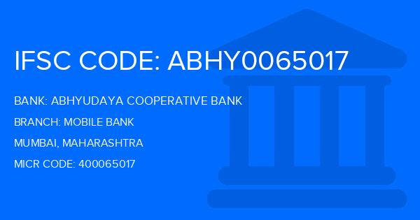 Abhyudaya Cooperative Bank Mobile Bank Branch IFSC Code