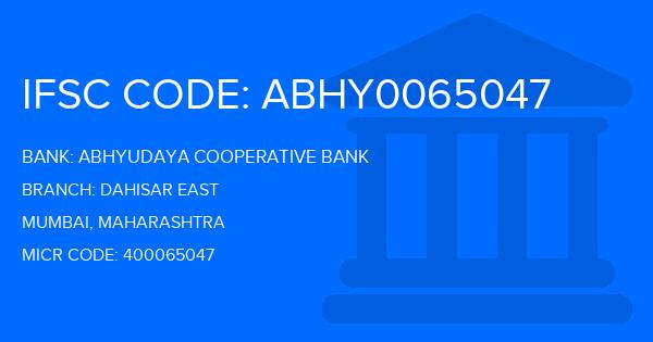 Abhyudaya Cooperative Bank Dahisar East Branch IFSC Code