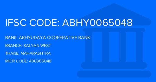 Abhyudaya Cooperative Bank Kalyan West Branch IFSC Code