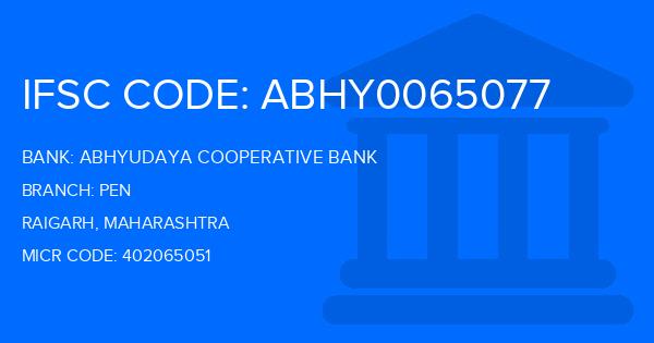 Abhyudaya Cooperative Bank Pen Branch IFSC Code