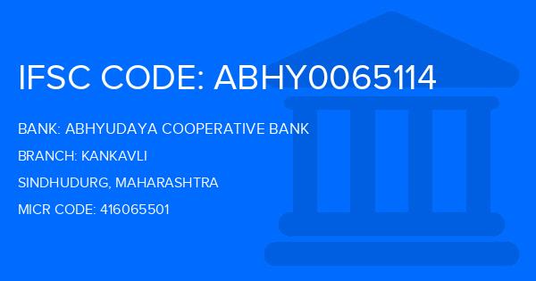 Abhyudaya Cooperative Bank Kankavli Branch IFSC Code