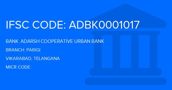 Adarsh Cooperative Urban Bank Parigi Branch IFSC Code