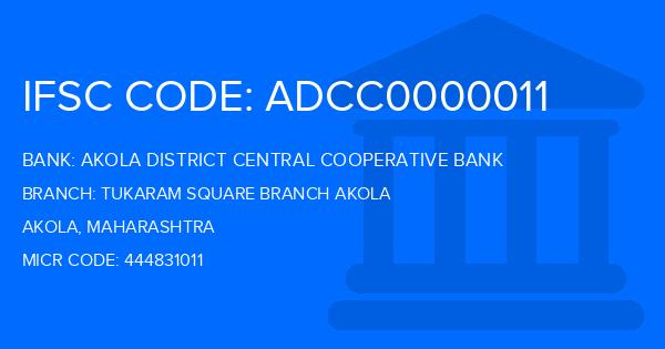 Akola District Central Cooperative Bank Tukaram Square Branch Akola Branch IFSC Code