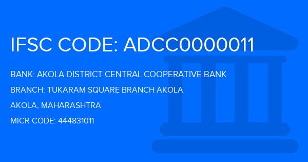 Akola District Central Cooperative Bank Tukaram Square Branch Akola Branch IFSC Code