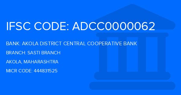 Akola District Central Cooperative Bank Sasti Branch