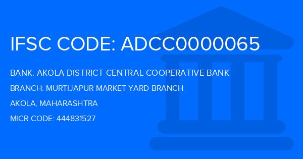 Akola District Central Cooperative Bank Murtijapur Market Yard Branch
