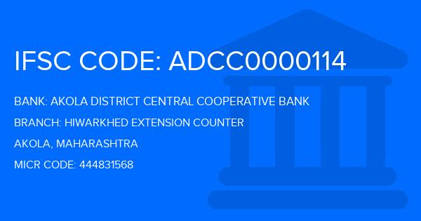 Akola District Central Cooperative Bank Hiwarkhed Extension Counter Branch IFSC Code