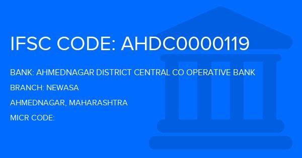 Ahmednagar District Central Co Operative Bank Newasa Branch IFSC Code