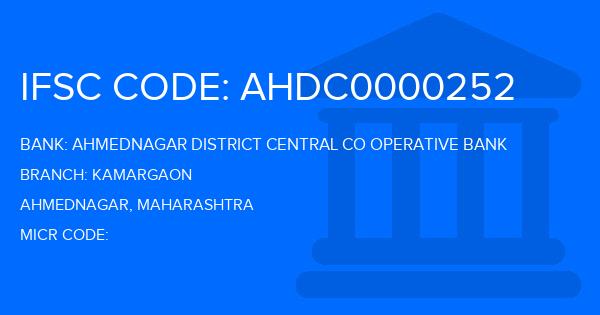 Ahmednagar District Central Co Operative Bank Kamargaon Branch IFSC Code