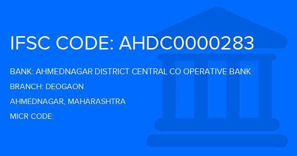 Ahmednagar District Central Co Operative Bank Deogaon Branch IFSC Code