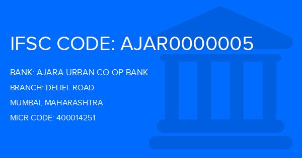 Ajara Urban Co Op Bank Deliel Road Branch IFSC Code