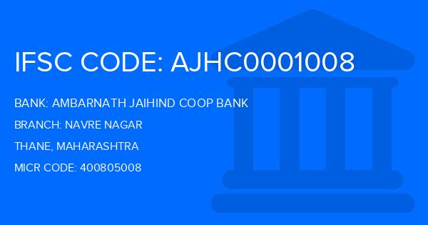 Ambarnath Jaihind Coop Bank Navre Nagar Branch IFSC Code