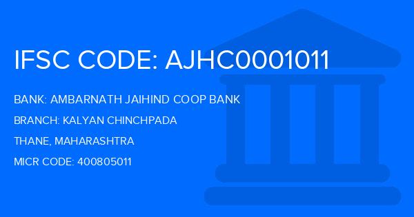 Ambarnath Jaihind Coop Bank Kalyan Chinchpada Branch IFSC Code