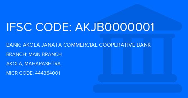 Akola Janata Commercial Cooperative Bank Main Branch