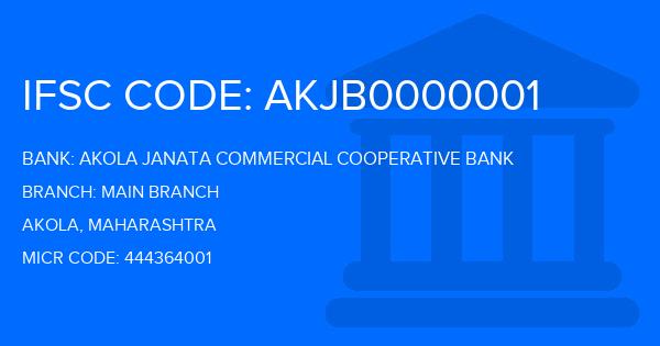 Akola Janata Commercial Cooperative Bank Main Branch