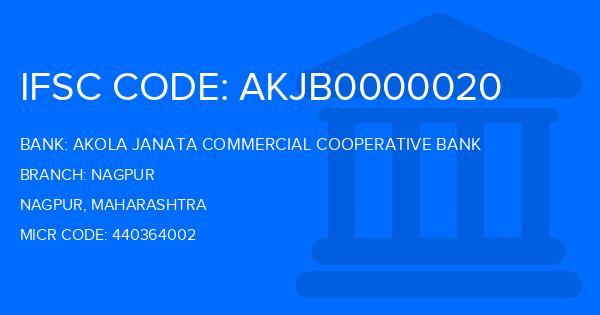 Akola Janata Commercial Cooperative Bank Nagpur Branch IFSC Code