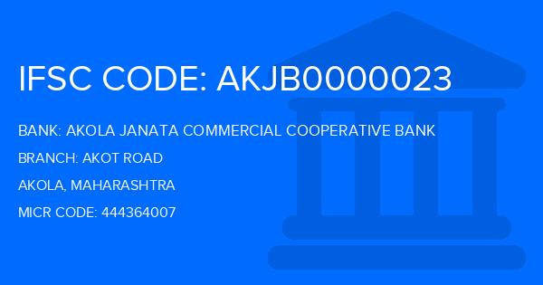 Akola Janata Commercial Cooperative Bank Akot Road Branch IFSC Code