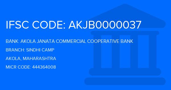 Akola Janata Commercial Cooperative Bank Sindhi Camp Branch IFSC Code