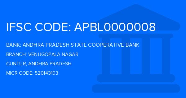 Andhra Pradesh State Cooperative Bank Venugopala Nagar Branch IFSC Code