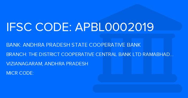Andhra Pradesh State Cooperative Bank The District Cooperative Central Bank Ltd Ramabhadrapuram Branch IFSC Code