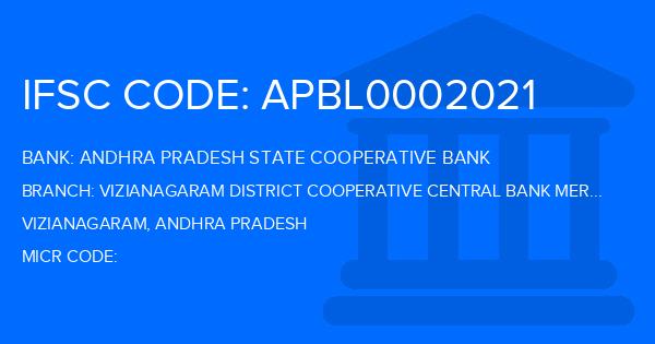 Andhra Pradesh State Cooperative Bank Vizianagaram District Cooperative Central Bank Merakamudidam Branch IFSC Code