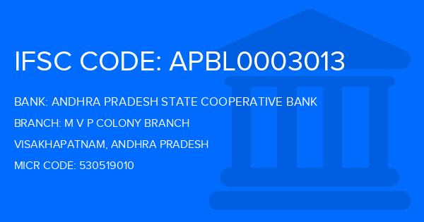 Andhra Pradesh State Cooperative Bank M V P Colony Branch