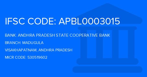 Andhra Pradesh State Cooperative Bank Madugula Branch IFSC Code