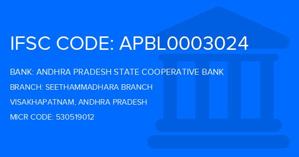 Andhra Pradesh State Cooperative Bank Seethammadhara Branch