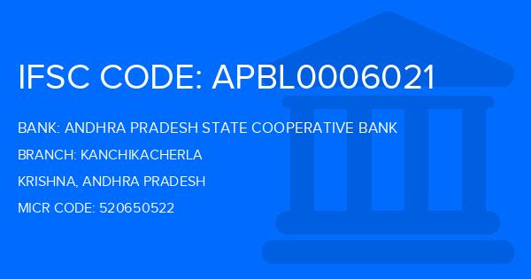 Andhra Pradesh State Cooperative Bank Kanchikacherla Branch IFSC Code