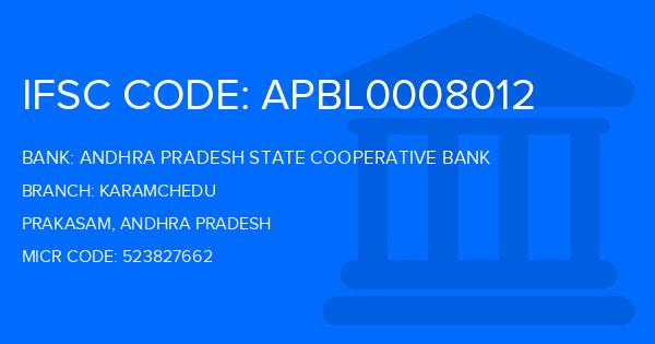 Andhra Pradesh State Cooperative Bank Karamchedu Branch IFSC Code