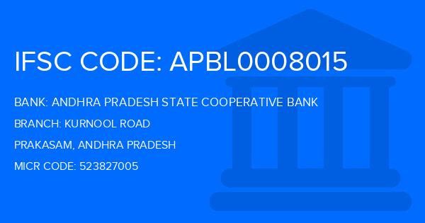 Andhra Pradesh State Cooperative Bank Kurnool Road Branch IFSC Code