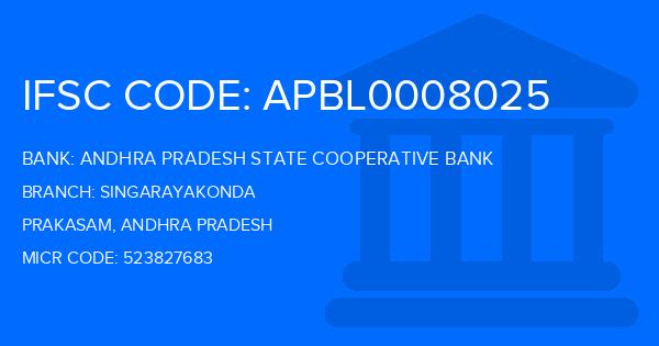 Andhra Pradesh State Cooperative Bank Singarayakonda Branch IFSC Code