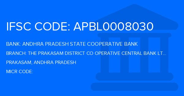 Andhra Pradesh State Cooperative Bank The Prakasam District Co Operative Central Bank Ltd Talluru Branch IFSC Code