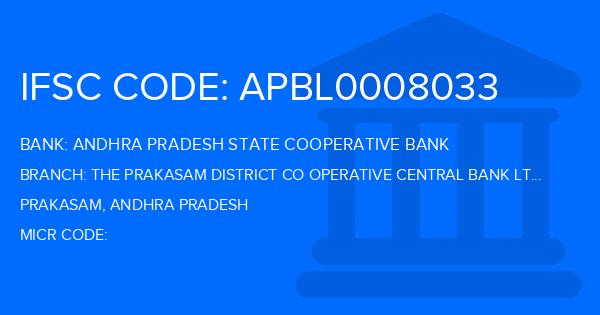 Andhra Pradesh State Cooperative Bank The Prakasam District Co Operative Central Bank Ltd Tarlupadu Branch IFSC Code