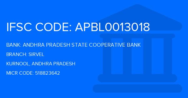Andhra Pradesh State Cooperative Bank Sirvel Branch IFSC Code