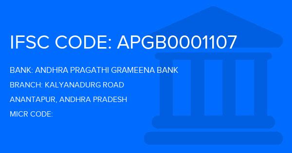 Andhra Pragathi Grameena Bank (APGB) Kalyanadurg Road Branch IFSC Code