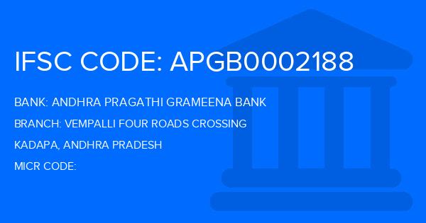Andhra Pragathi Grameena Bank (APGB) Vempalli Four Roads Crossing Branch IFSC Code