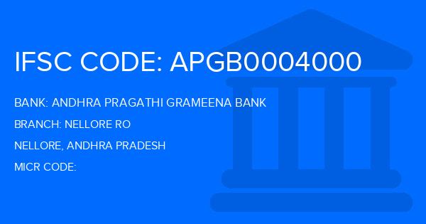 Andhra Pragathi Grameena Bank (APGB) Nellore Ro Branch IFSC Code