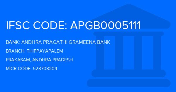 Andhra Pragathi Grameena Bank (APGB) Thippayapalem Branch IFSC Code