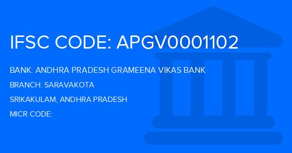 Andhra Pradesh Grameena Vikas Bank (APGVB) Saravakota Branch IFSC Code